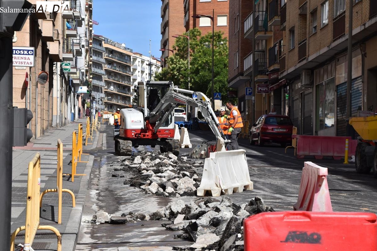 Salamanca invierte 3,7 millones de euros para renovar las tuberías de 69 calles en diez barrios