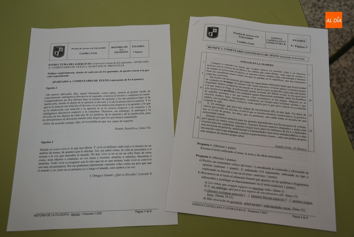 Siete estudiantes toman parte en Ciudad Rodrigo en la convocatoria extraordinaria de la Selectividad