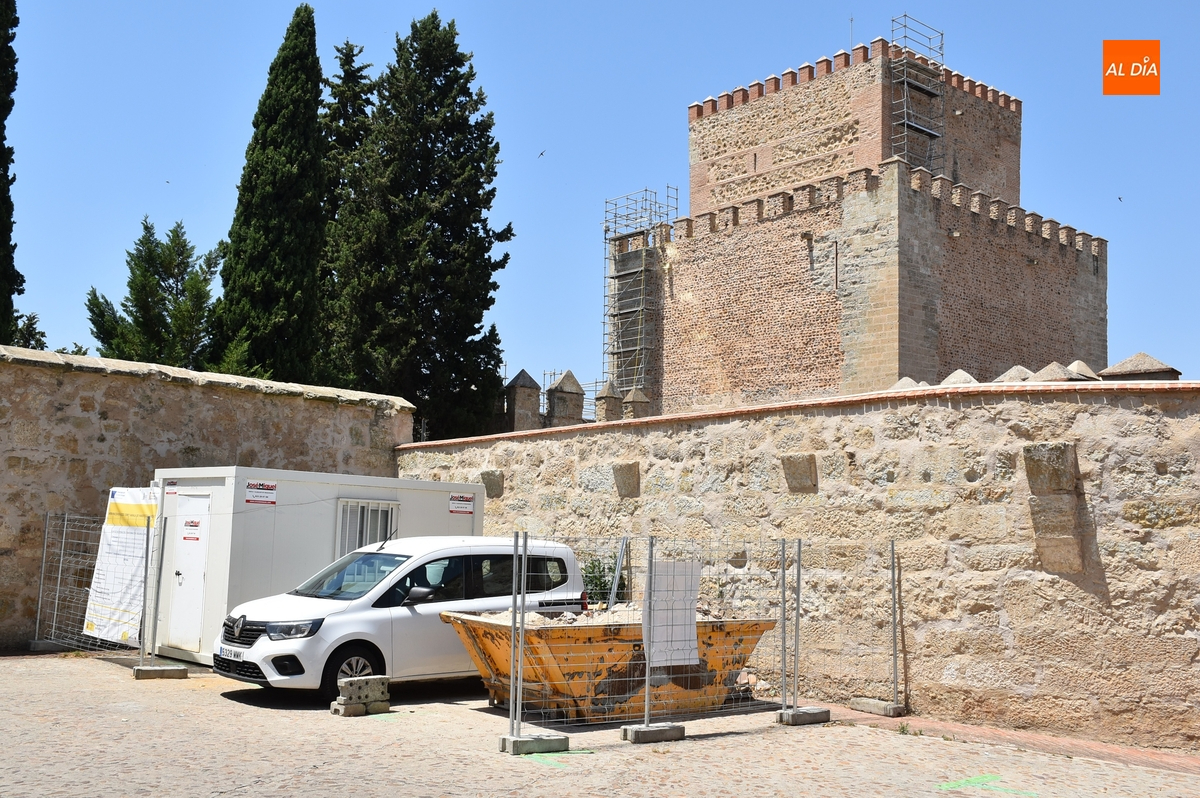 La Torre del Homenaje y la muralla centralizan la nueva intervención de mejora en el Parador