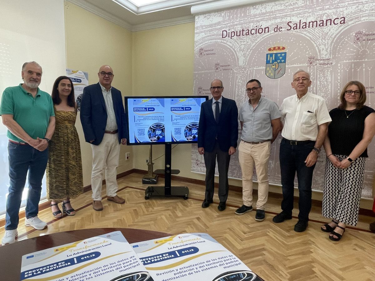 La Diputación de Salamanca culmina la modernización del Padrón Municipal en toda la provincia con una inversión de un millón de euros