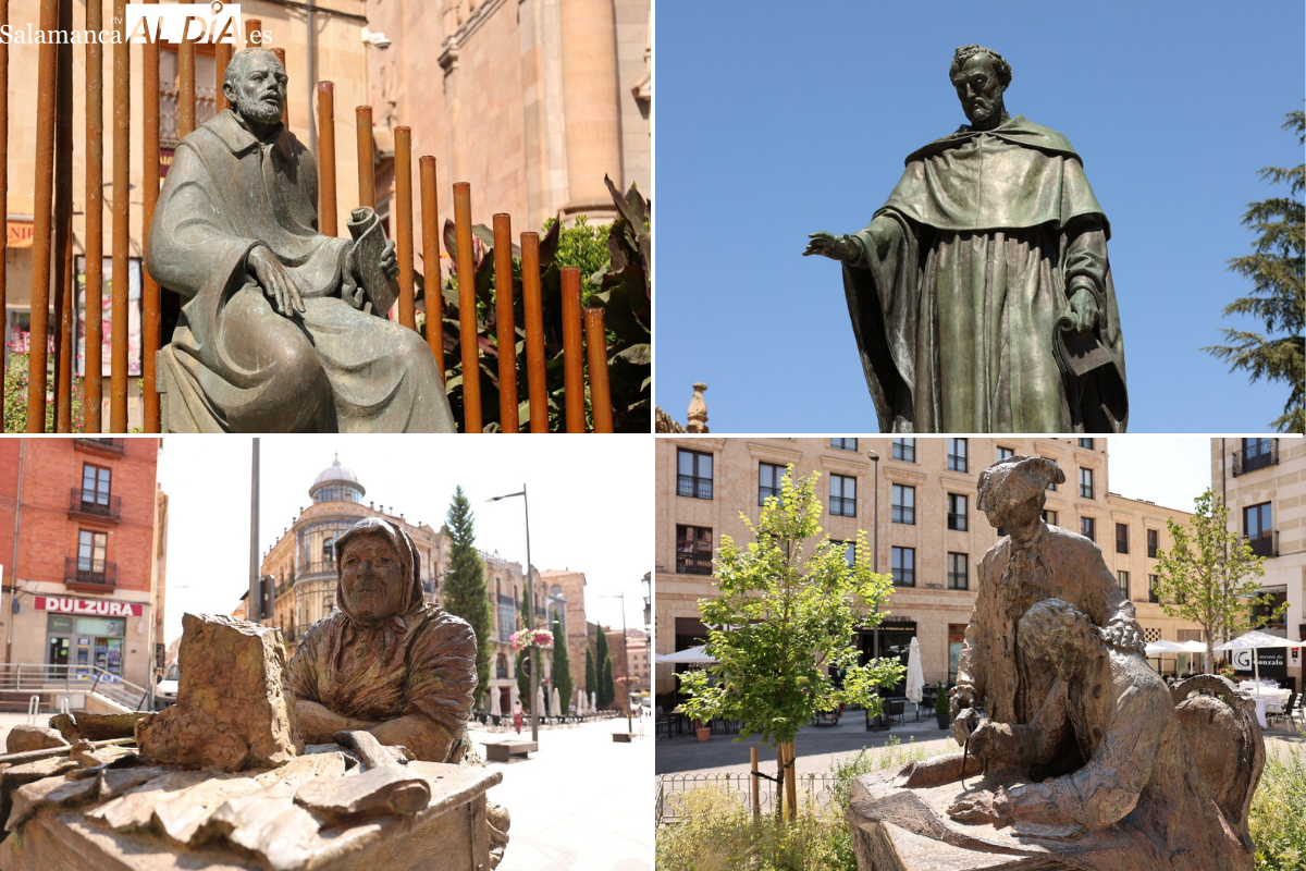 Las estatuas que narran la historia de Salamanca: un viaje por su patrimonio de bronce y piedra