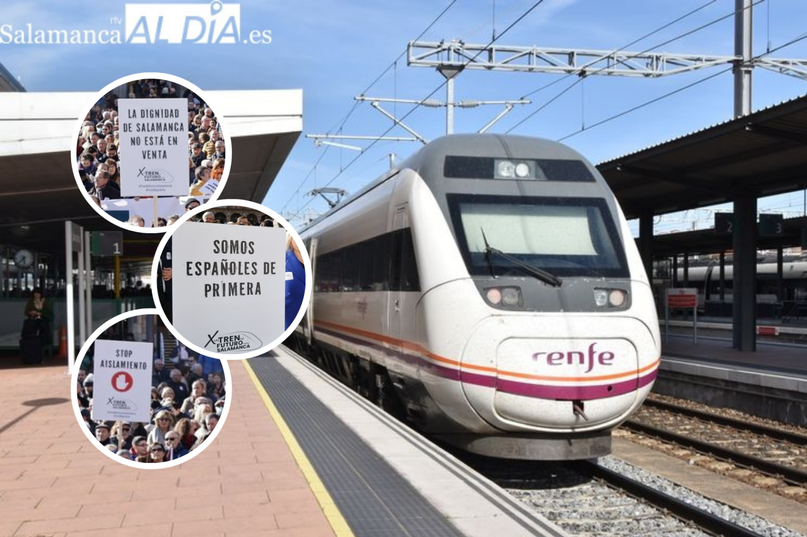 La Asociación Tren de Salamanca, al límite: Las conexiones son insuficientes en cantidad, calidad y tiempos