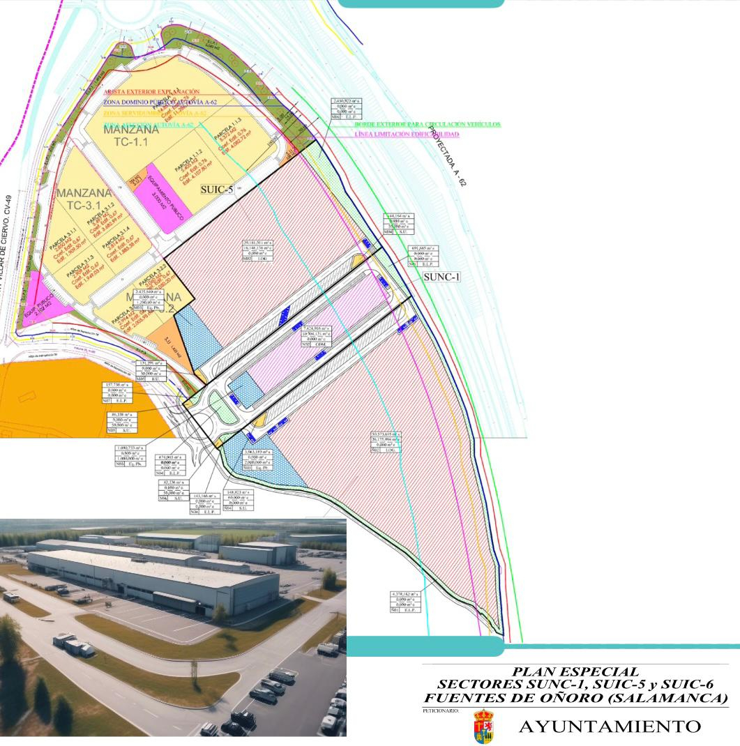 Visto bueno ambiental al plan especial para los sectores donde irá el Polígono de Fuentes de Oñoro