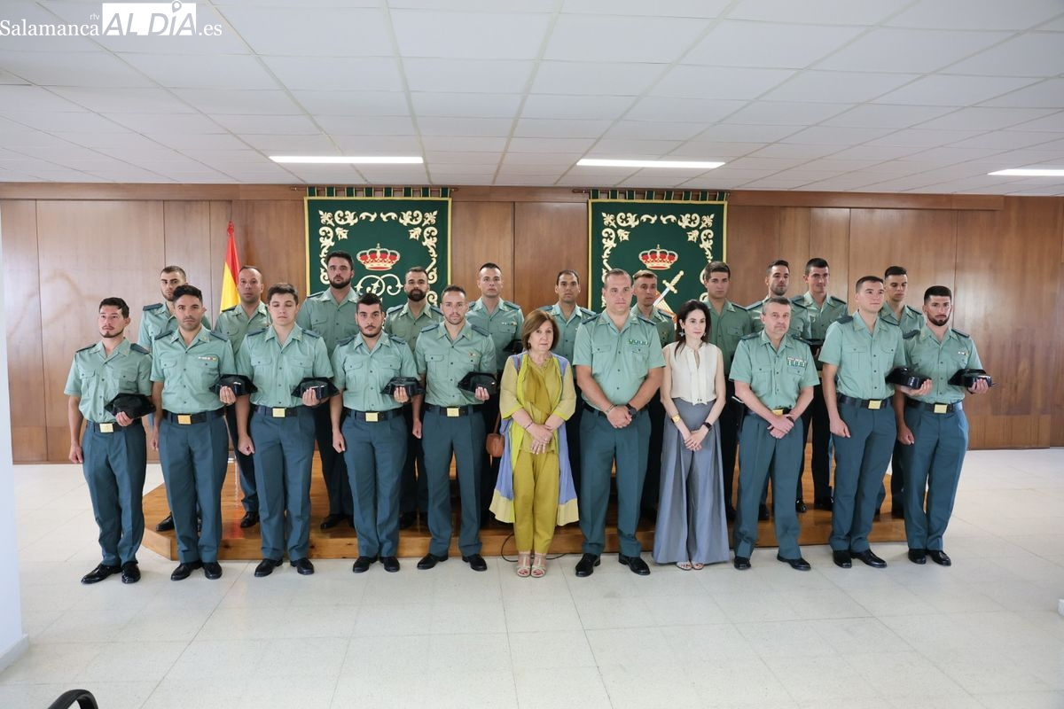 Miróbriga y Fuenteguinaldo dan la bienvenida a nuevos guardias civiles en prácticas