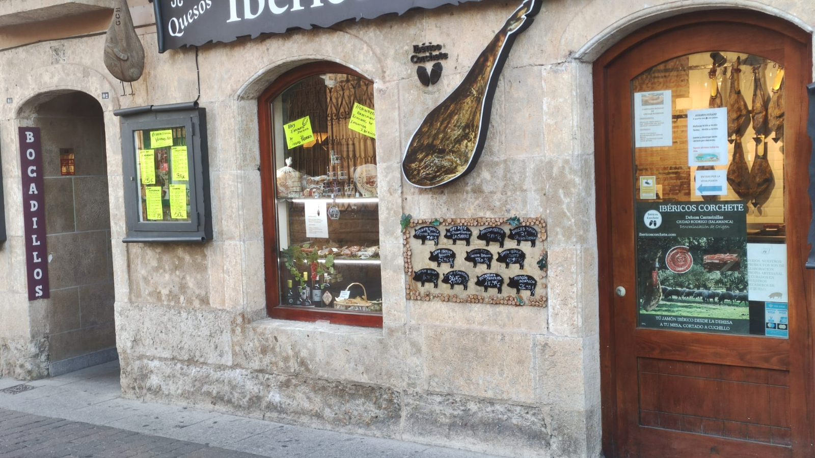 Roban de madrugada en la tienda de embutidos de la calle Cardenal Pacheco de Ciudad Rodrigo