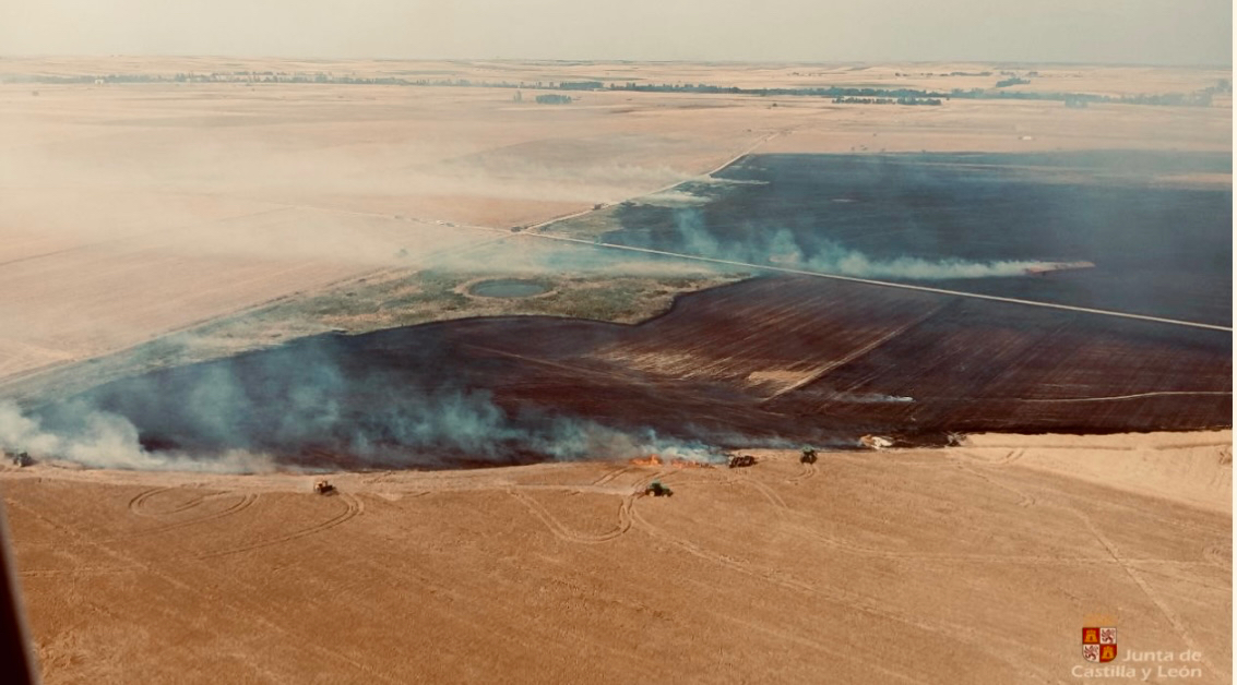 Malpartida Activa: El incendio fue un aviso a navegantes. Gracias a los agricultores se evitó un mal mayor. Hay que hacérselo mirar, señores de la Diputación