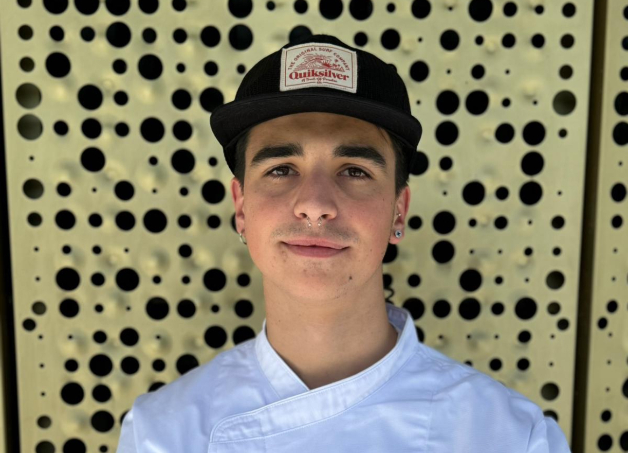 Alex Marcos, de Los Álamos Gastrolab, en la final del Campeonato de Cocina y Repostería de Castilla y León