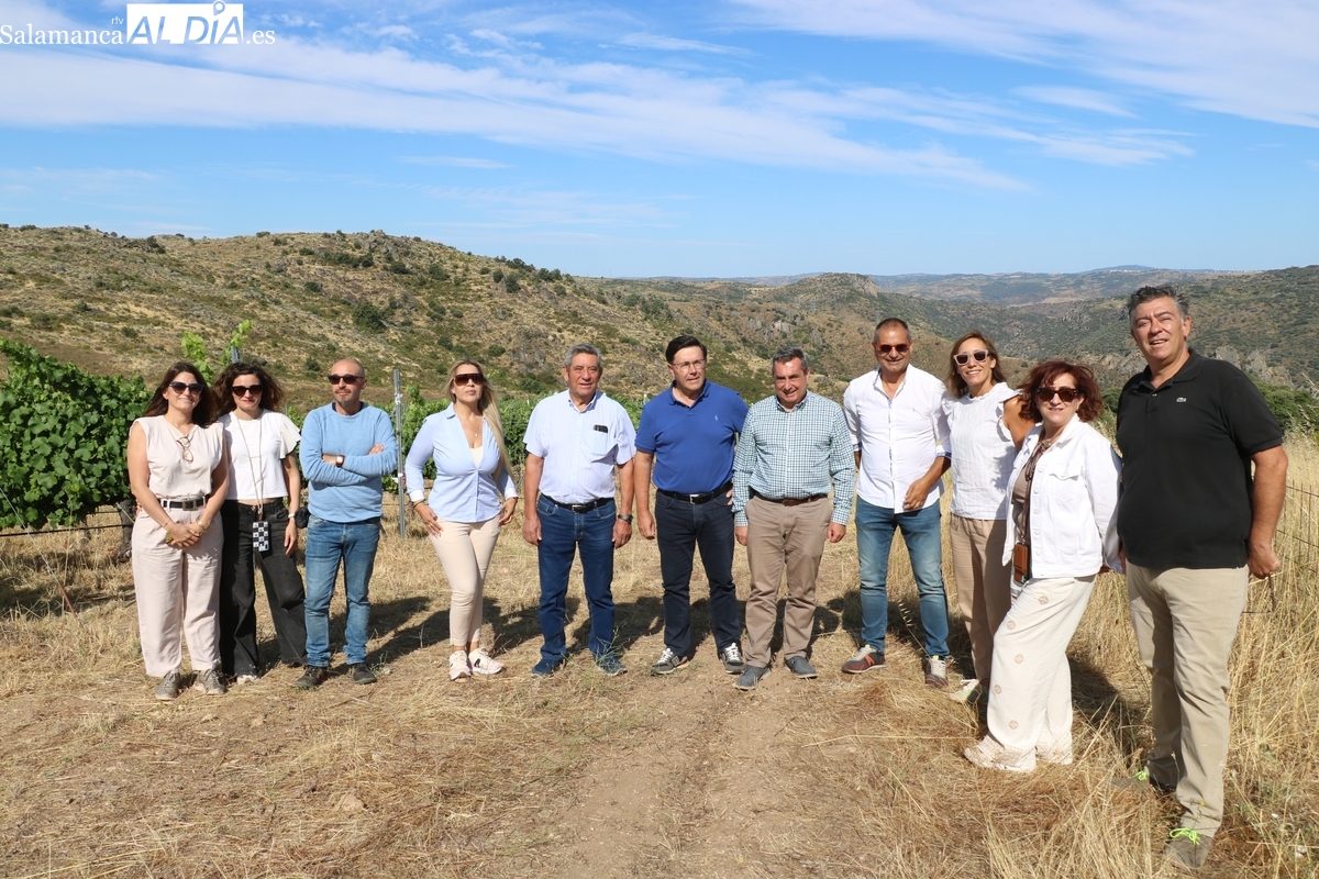 El ITACyL impulsa desde Villarino la viticultura heroica de Arribes con la recuperación de variedades únicas