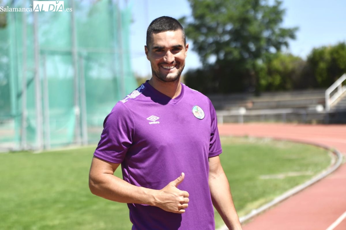 Iván Casado, defensa del Salamanca UDS, habla de los nuevos, la llegada de Parra y los partidos en las Pistas