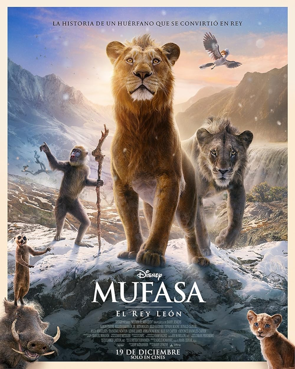 Este miércoles se proyectará al aire libre ‘Mufasa: El Rey León’