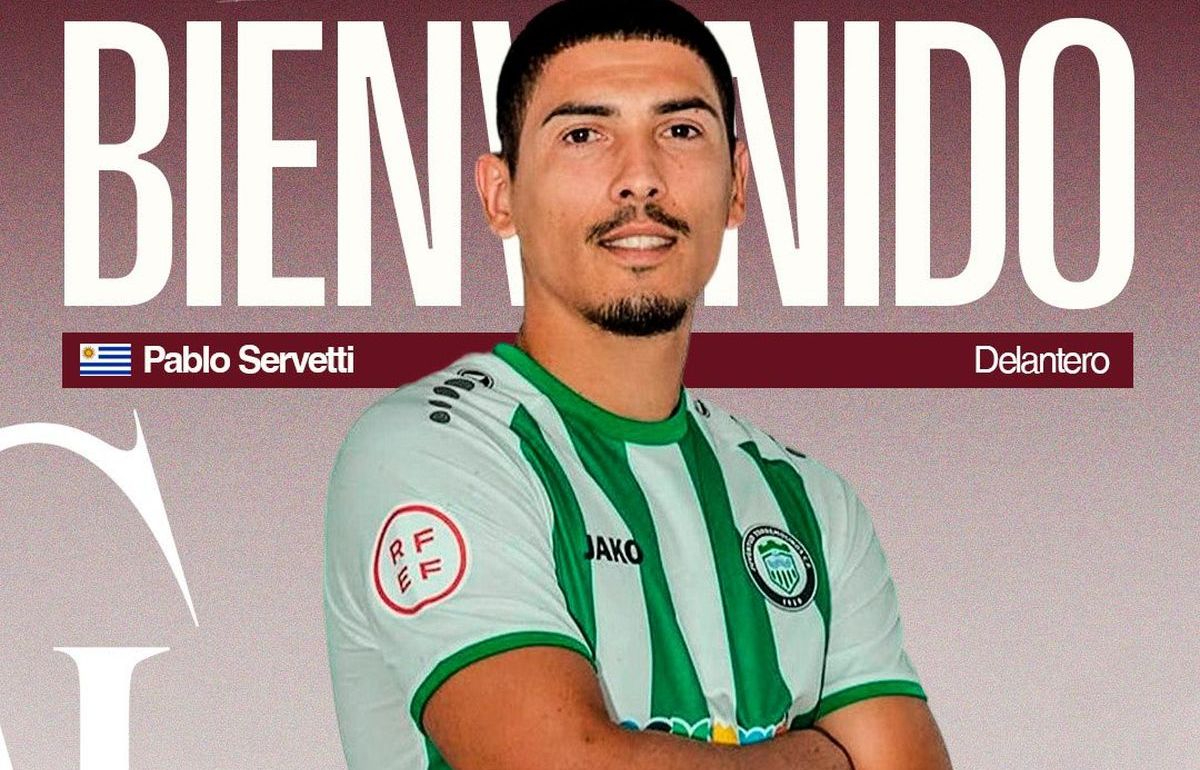 Pablo Servetti, un delantero uruguayo que viene de ascender a Primera RFEF, ficha por el Salamanca UDS
