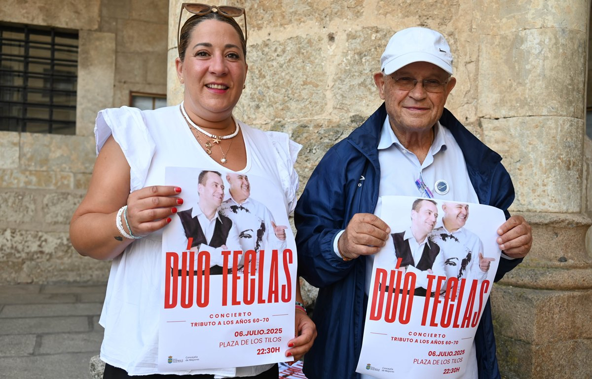 El Dúo Teclas ofrecerá el domingo un concierto para mayores en Los Tilos