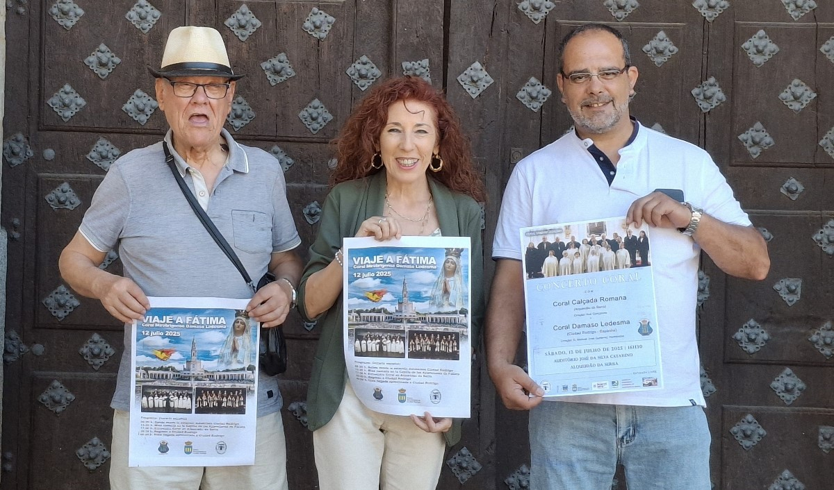 La Coral Dámaso Ledesma actuará el sábado en el Santuario de Fátima