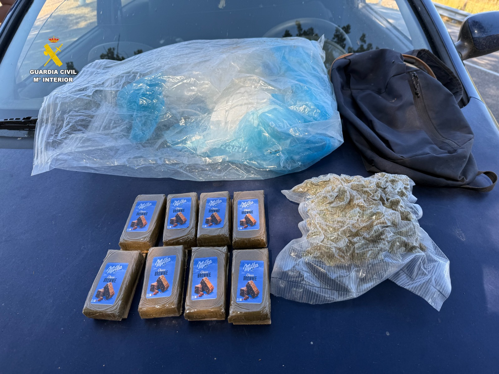 Dos detenidos con más de 1,6 kilos de hachís y marihuana en la provincia de Salamanca 