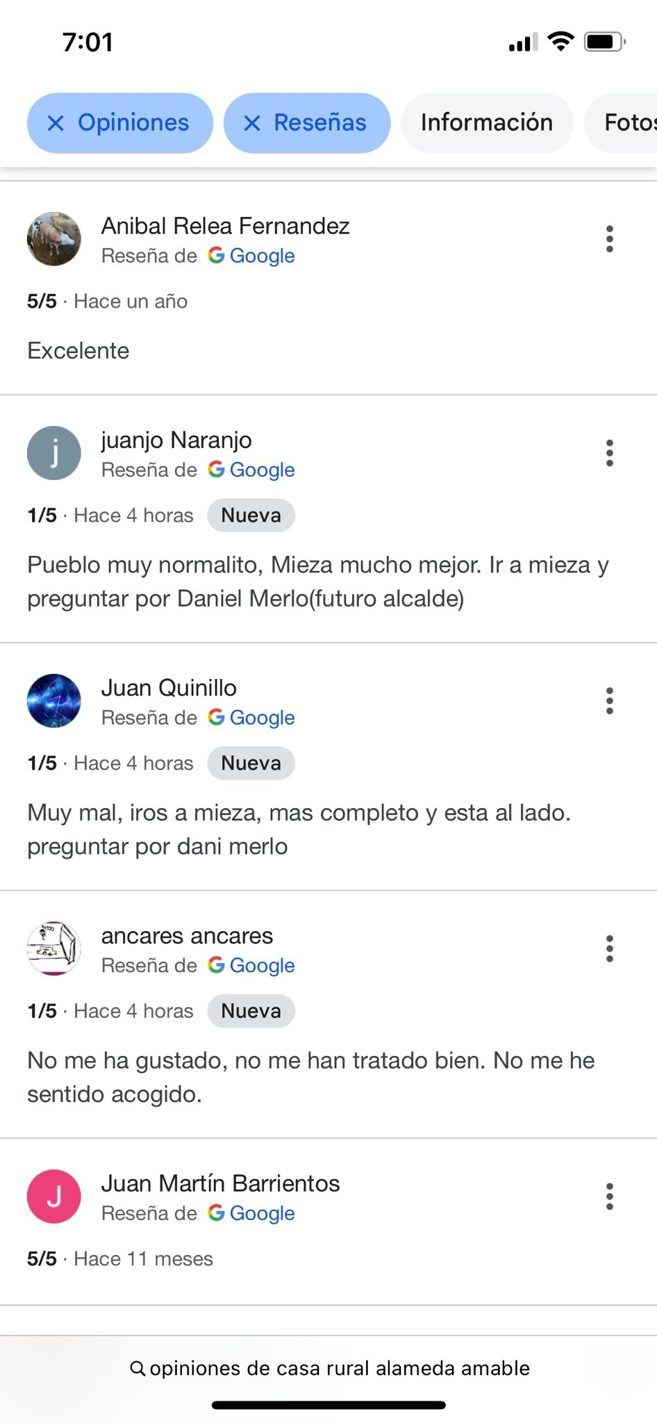 Una oleada de reseñas falsas en Las Arribes provoca la indignación de los establecimientos