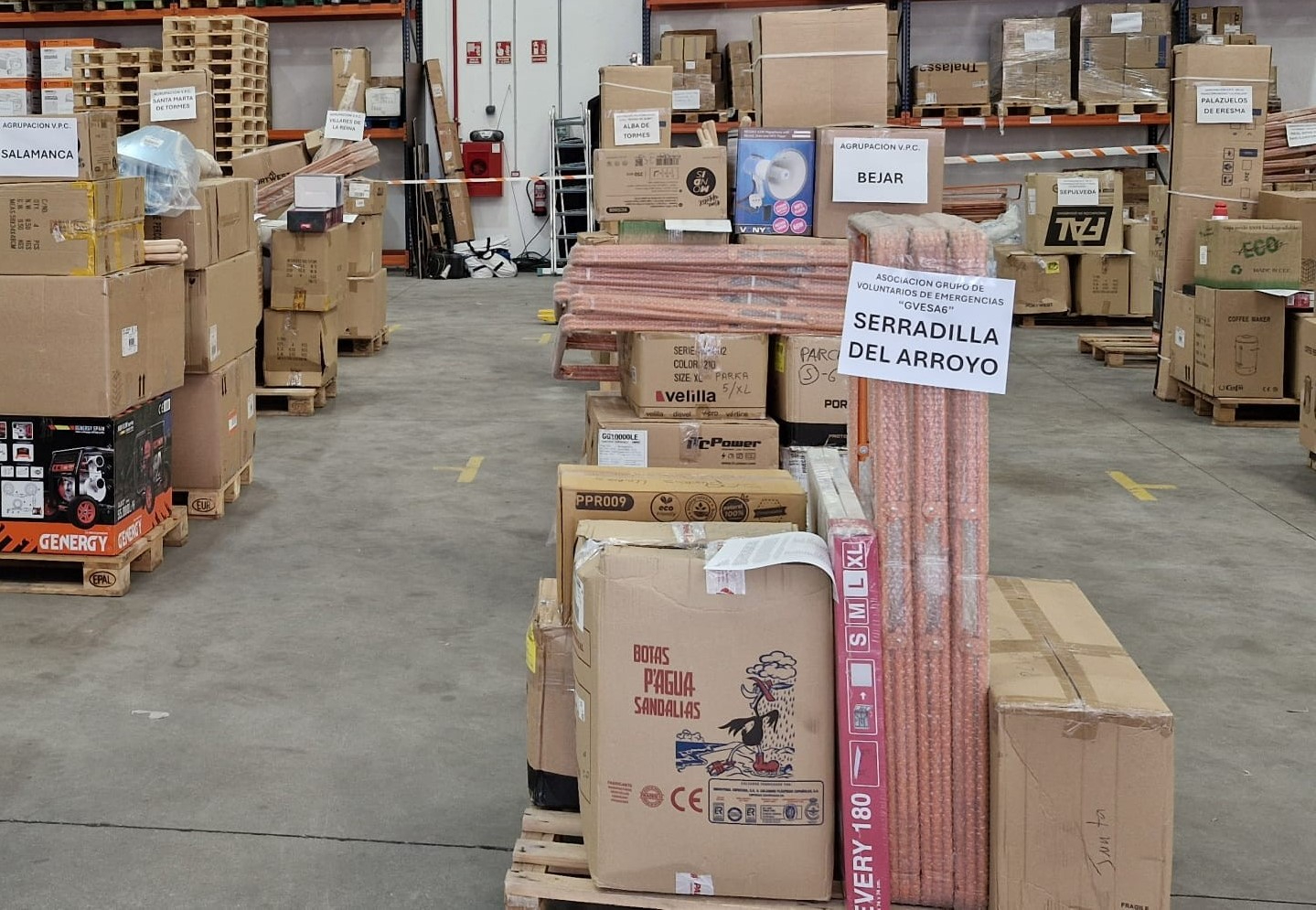 La Agrupación de Voluntarios Gevesa 6 recibe nuevo material de la Junta