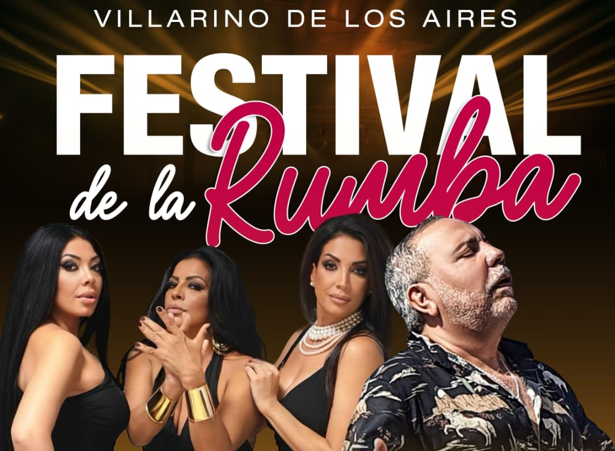 Villarino de los Aires sustituye a Azúcar Moreno por un gran festival de rumba con entrada gratuita