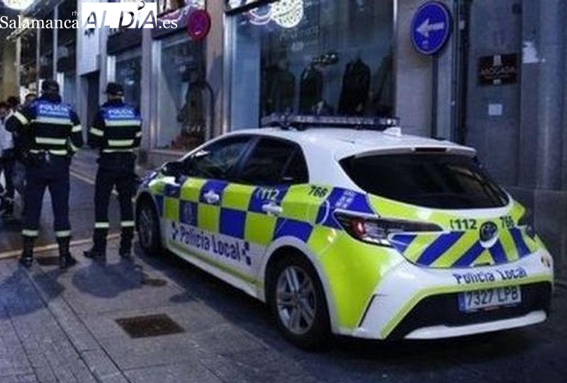 Dos accidentes sin heridos marcan una madrugada tranquila en Salamanca