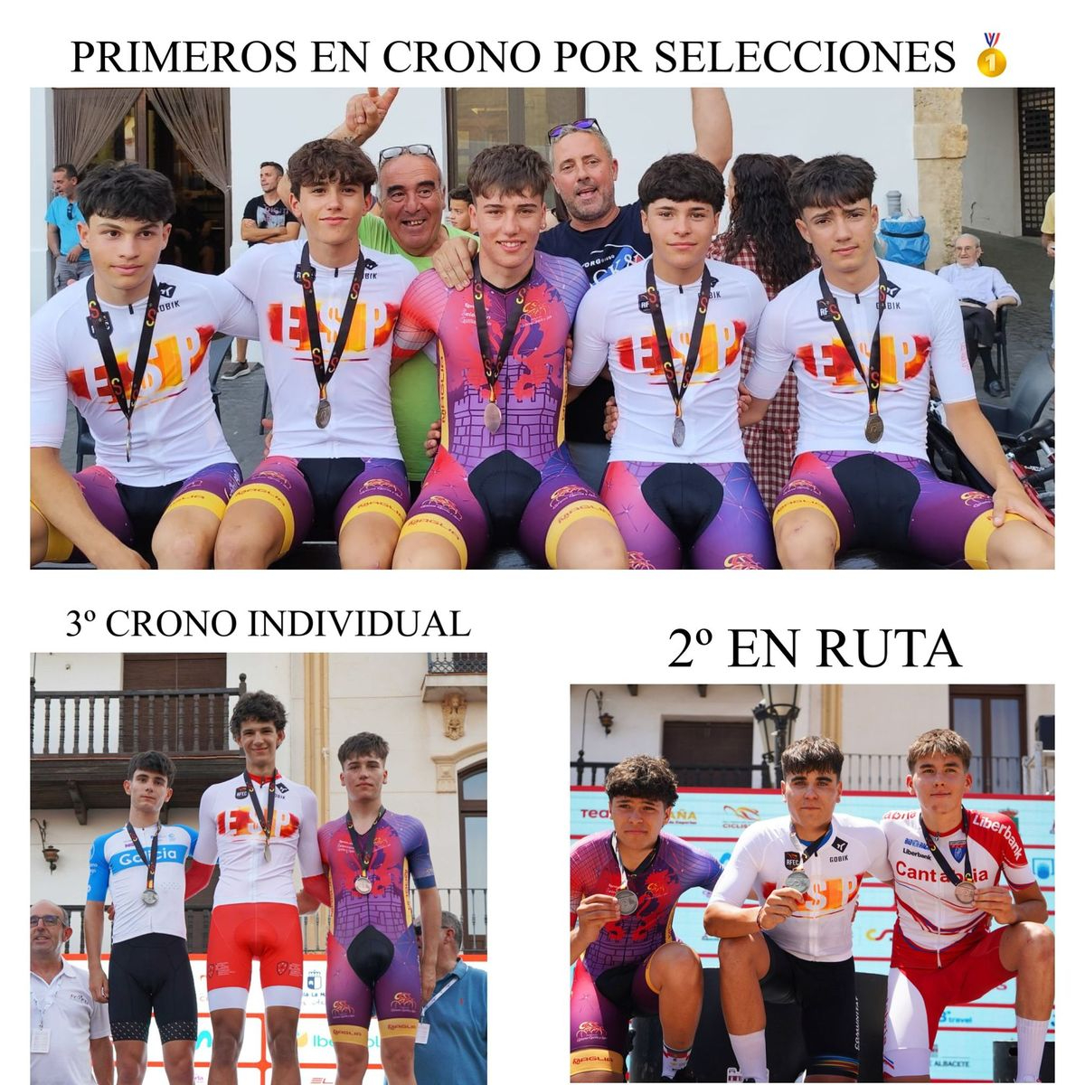 El Caja Rural de Salamanca-EKT cosecha cuatro medallas en el Campeonato de España escolar