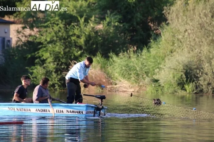 La procesi&oacute;n fluvial por el Tormes, culmen de la festividad de la Virgen del Carmen en Alba | Imagen 3