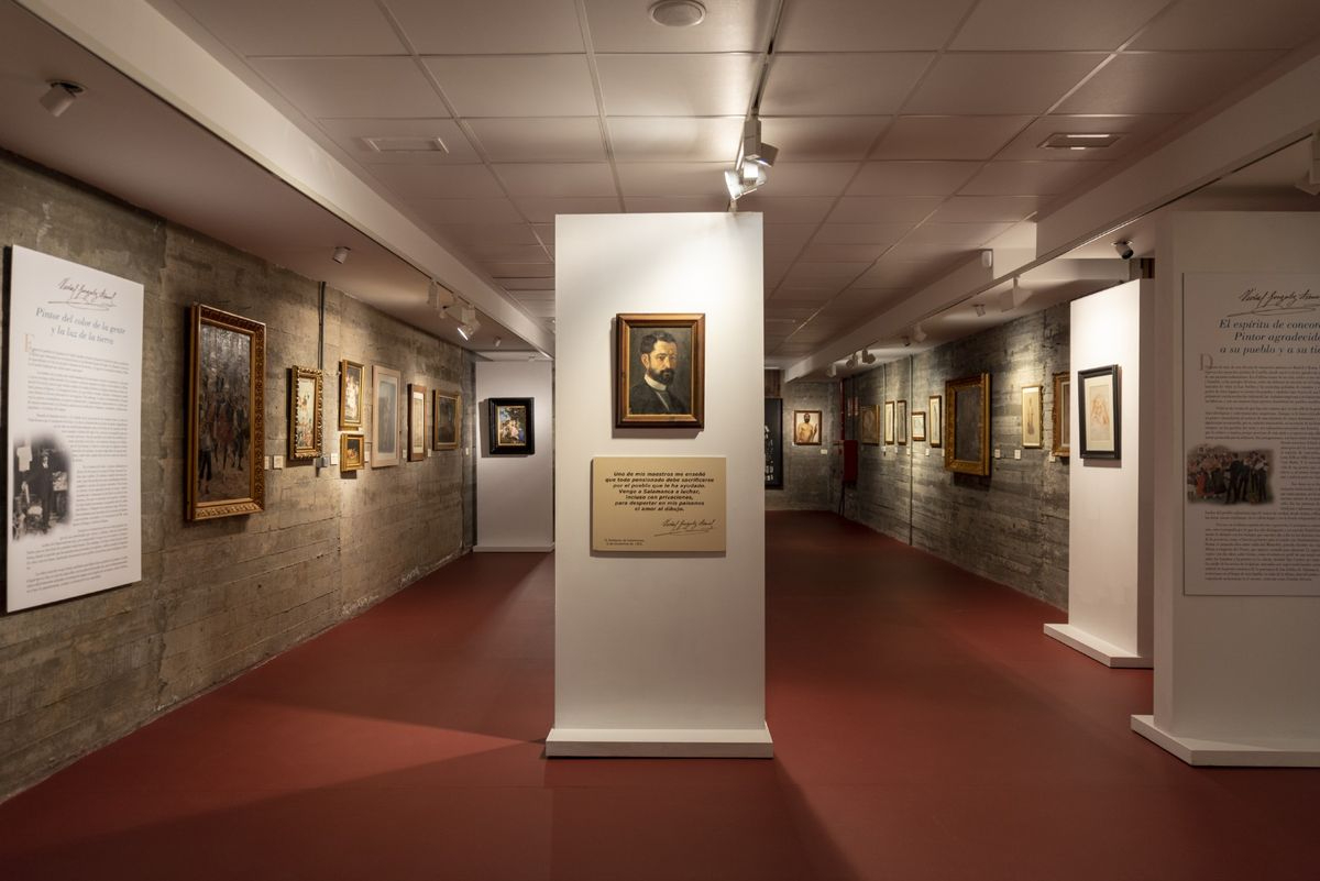 La influencia del pintor catalán Mariano Fortuny en la obra del artista de Vitigudino Vidal González Arenal expuesta en el Museo Diocesano, Palacio Episcopal