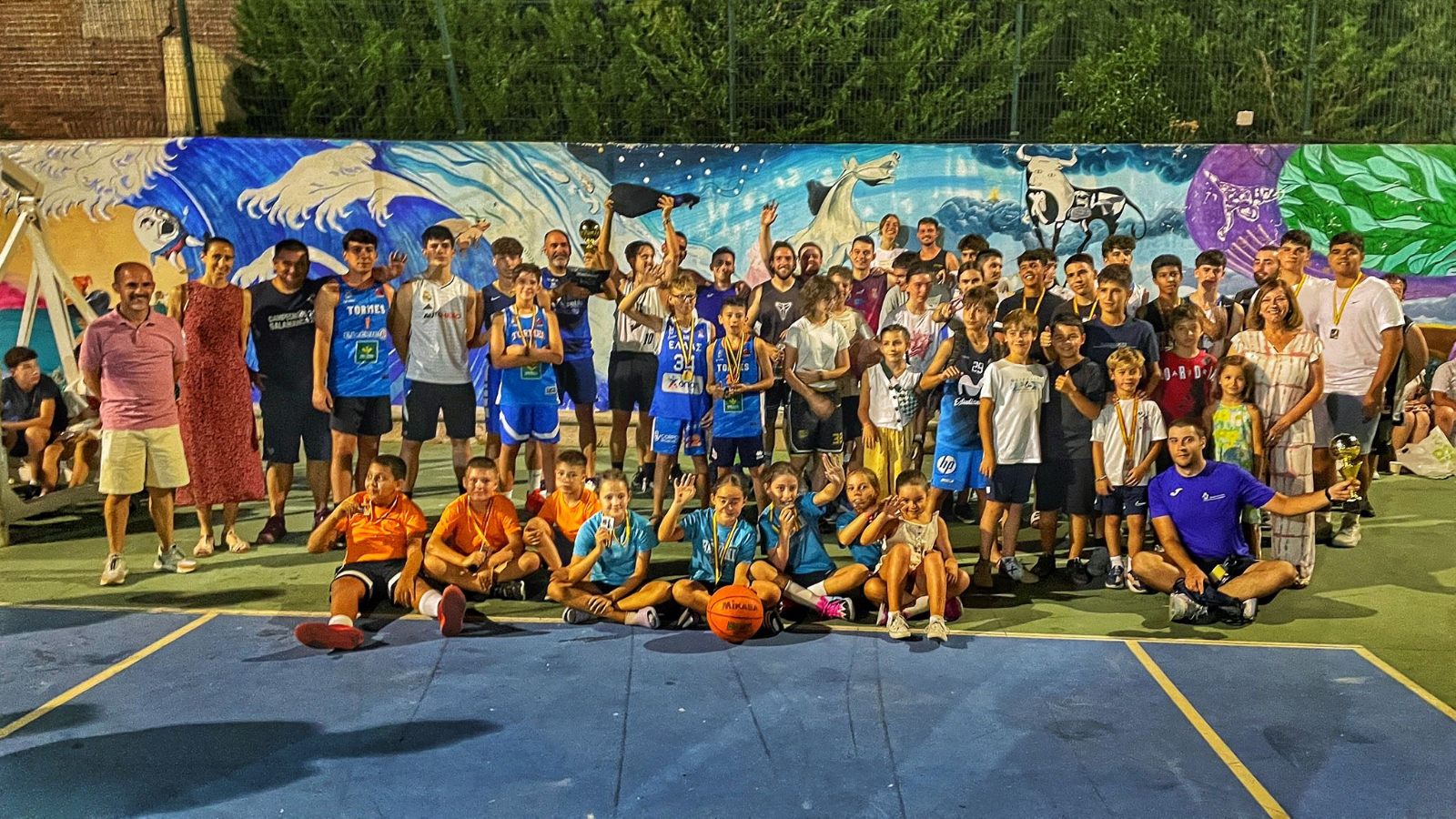Ambientazo en La Huerta y 16 equipos en juego, protagonistas del Torneo 3x3 de Baloncesto