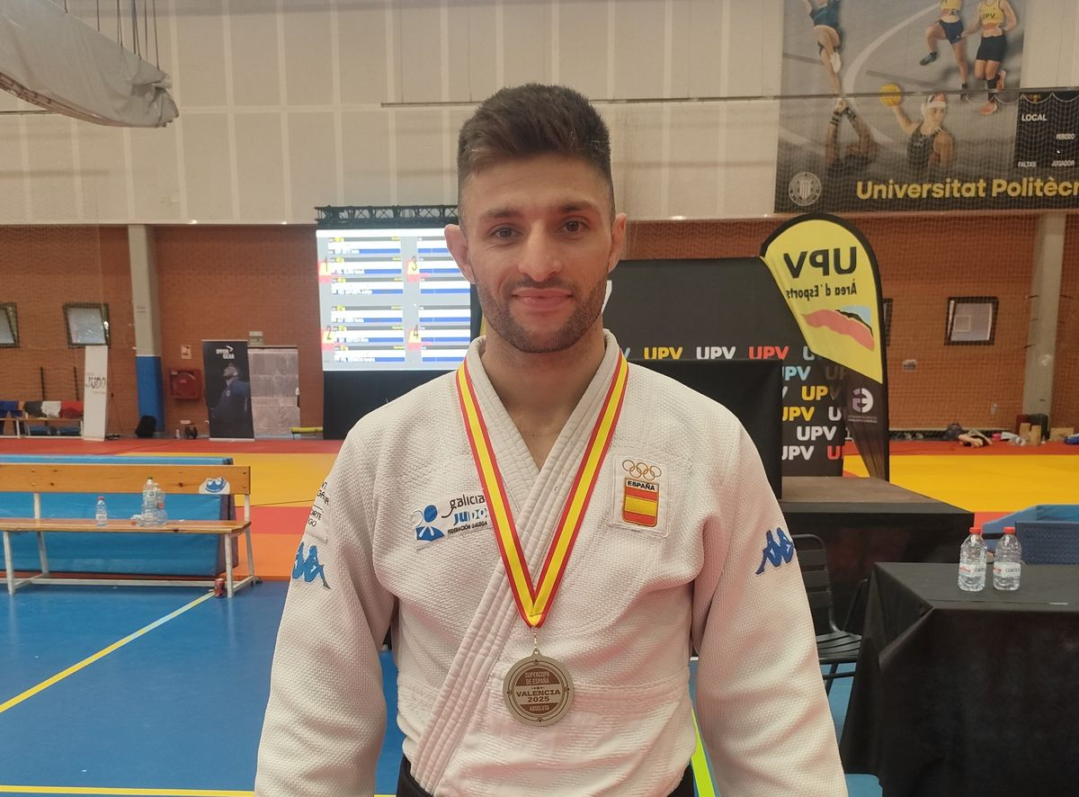 El judoka salmantino Carlos Antón, campeón de la Super Copa de España