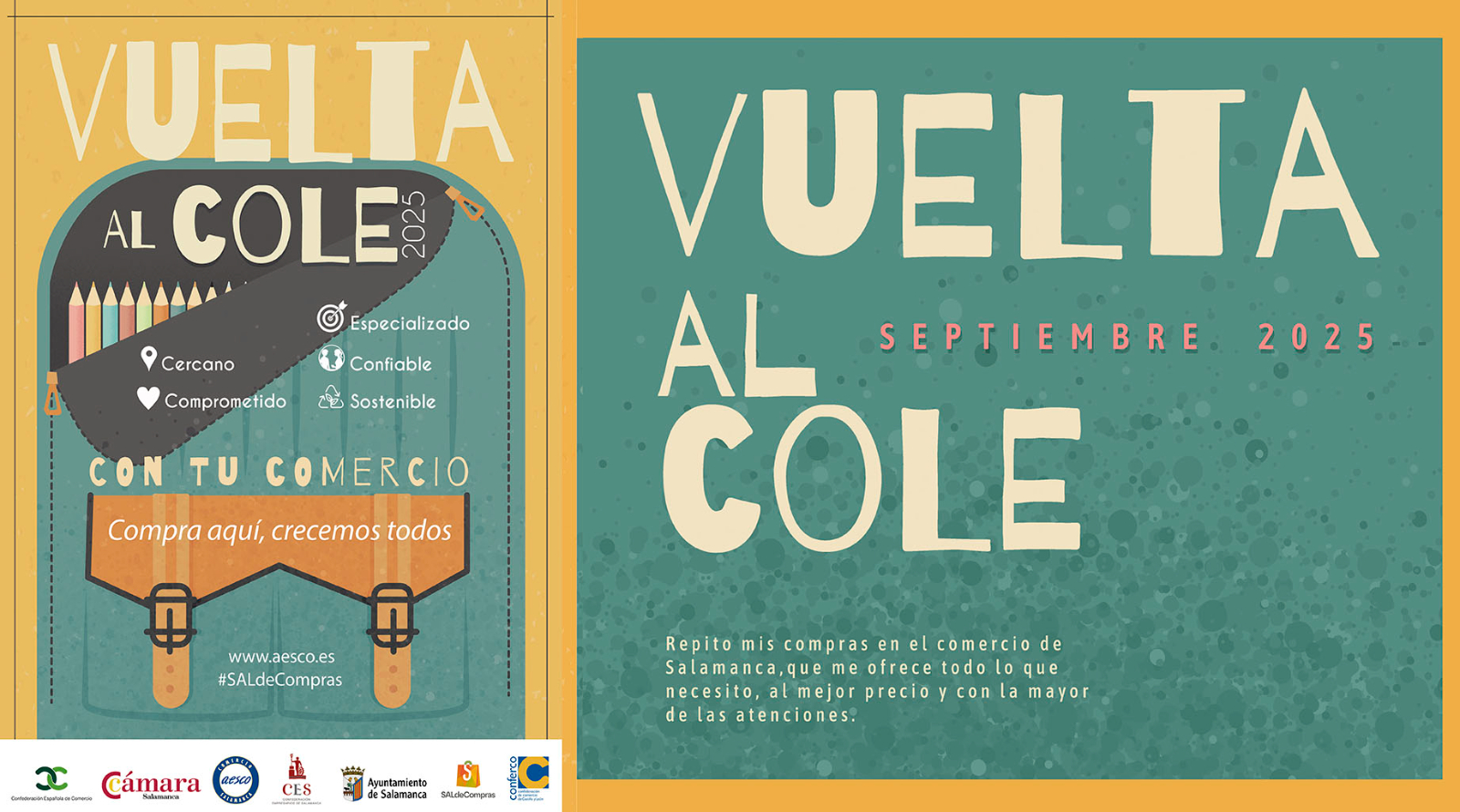 AESCO anima a las familias de Salamanca a comprar en el comercio local para la vuelta al cole