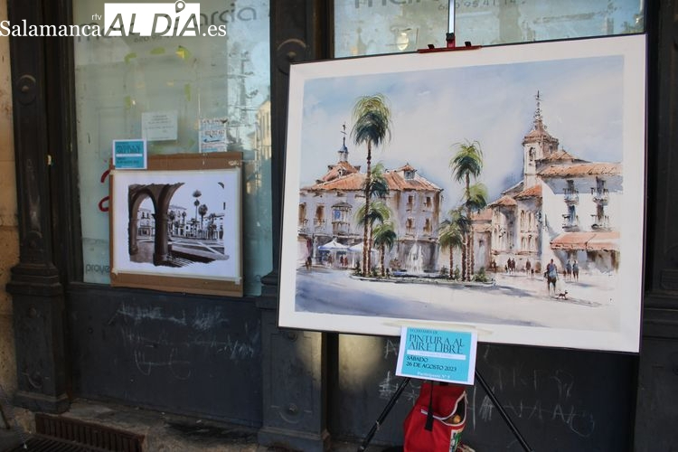 El certamen de pintura de Alba de Tormes crece con un nuevo premio para artistas locales