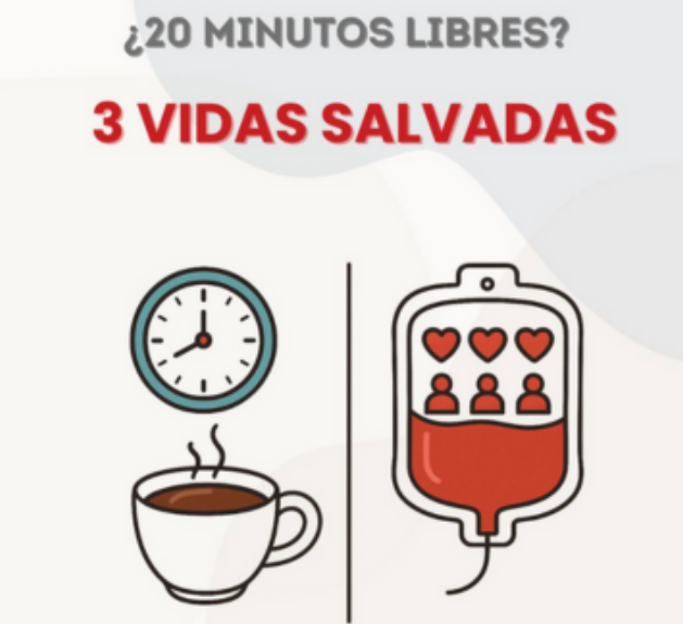 Este jueves, ocasión para donar sangre entre los dos Martes festivos de agosto