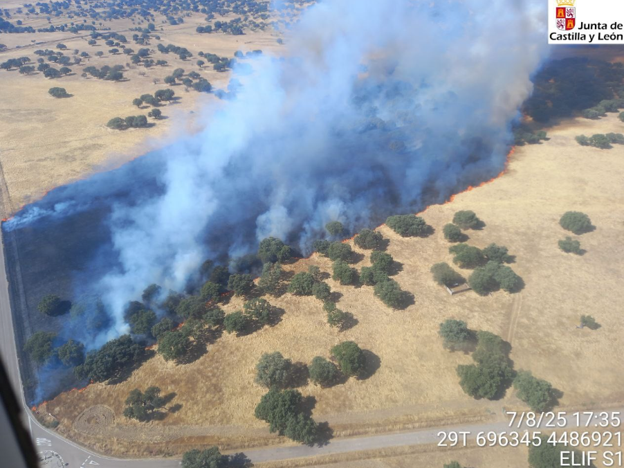 Campillo de Azaba convoca una protesta ante la ola de fuegos provocados que sufren desde 2024