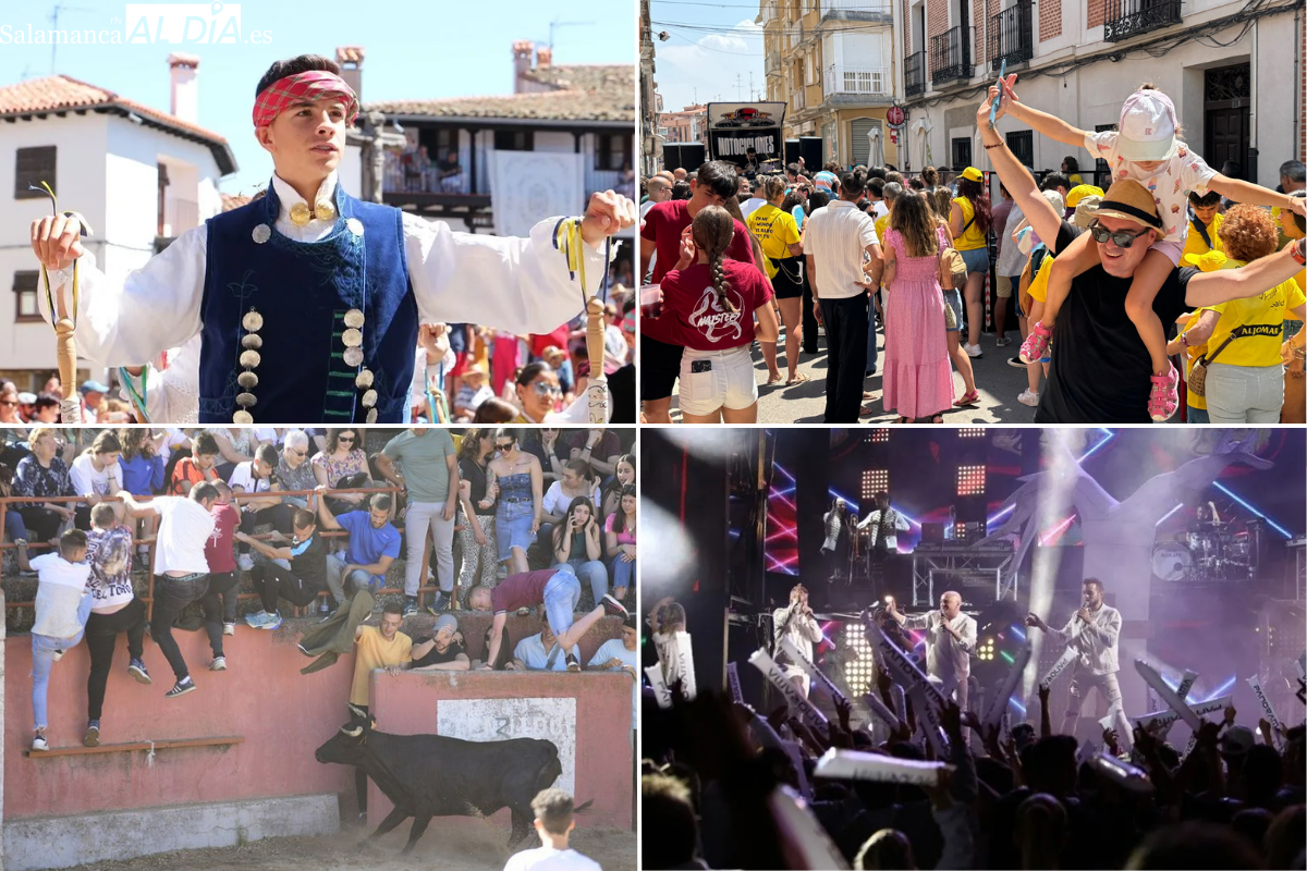 La provincia estalla en fiestas el 15 de agosto: Peñas, verbenas, capeas, procesiones... 