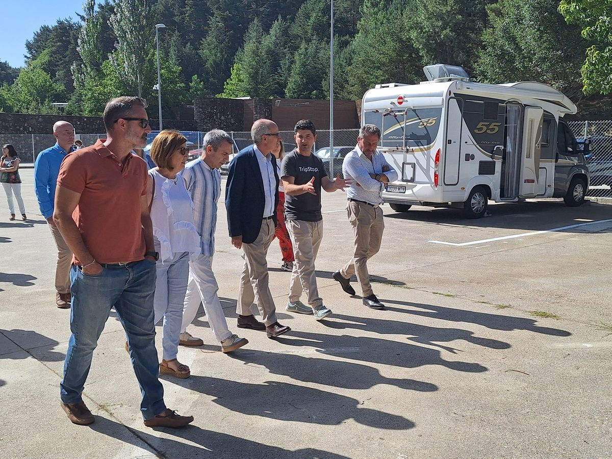 La Alberca estrena un área pionera de autocaravanas digital y sostenible para 20 vehículos