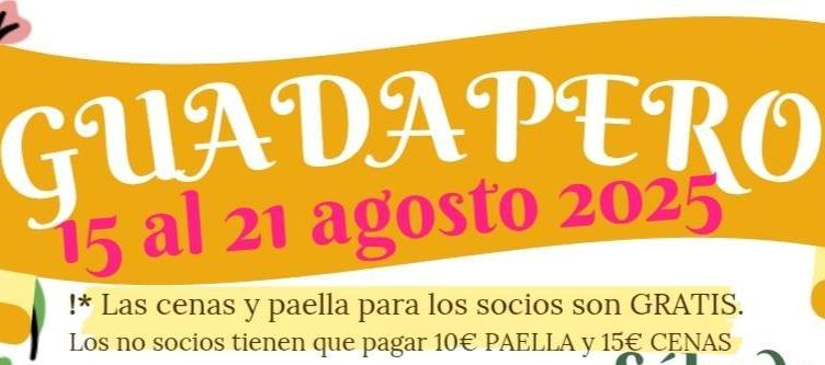 Vaquillas y una tirada al plato, entre las actividades de las fiestas de verano de Guadapero