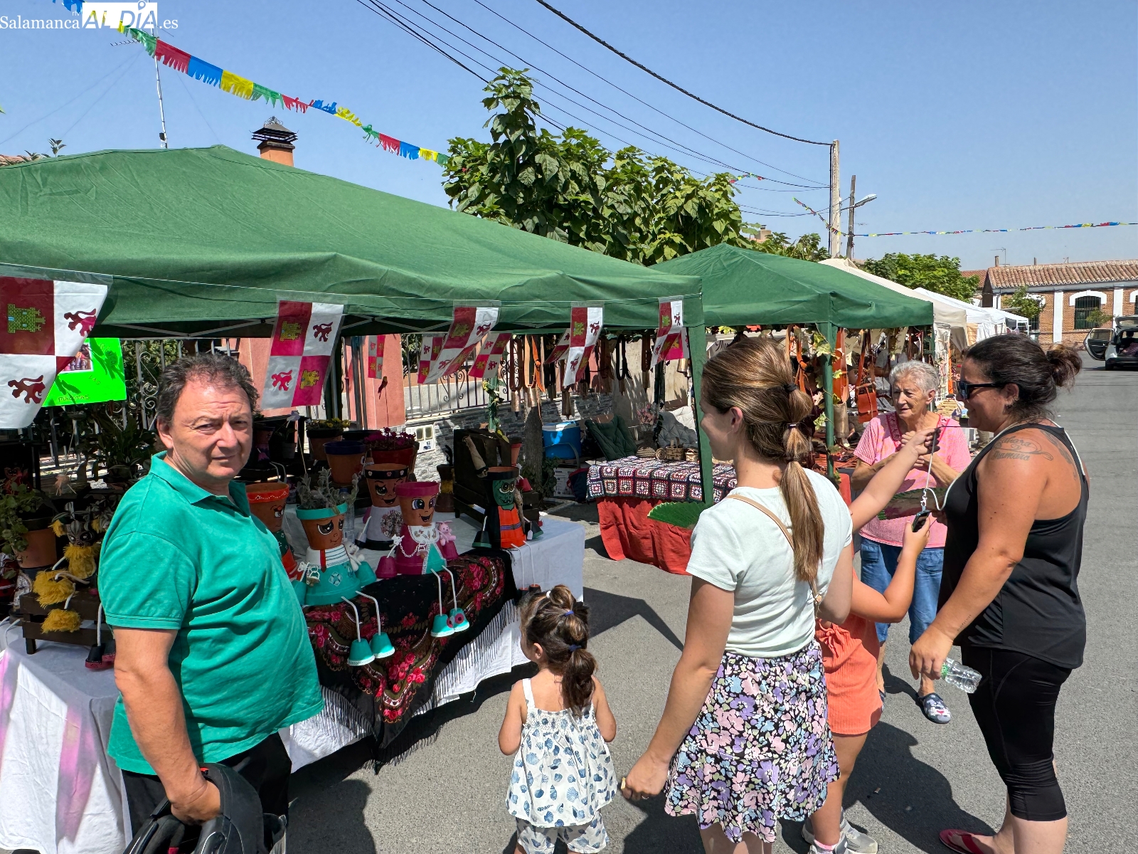 Gran ambiente en la II Feria Medieval Artesana y Alimentaria de El Campo de Peñaranda