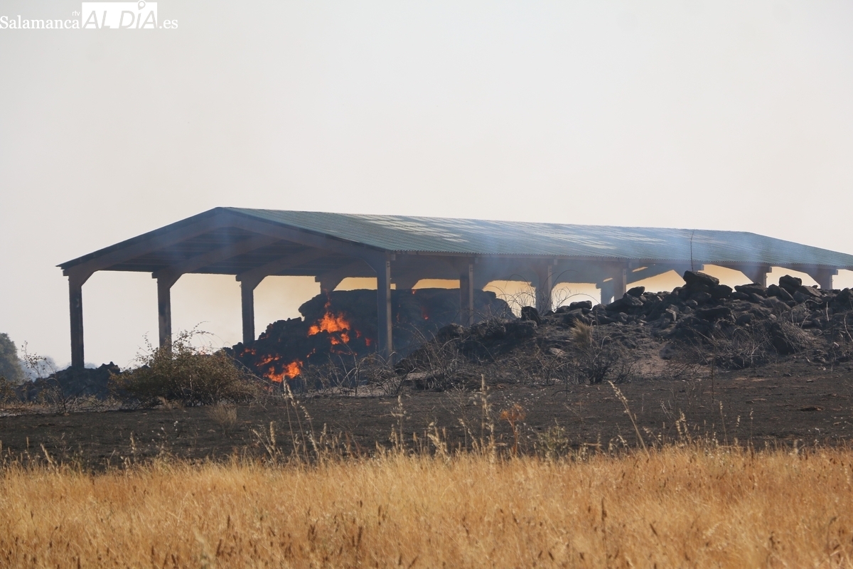 El presidente de la Diputación pide al Gobierno que declare zona catastrófica el área del incendio de Cipérez