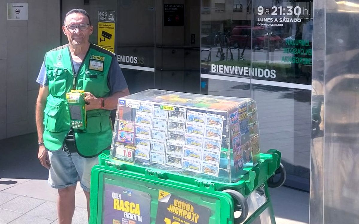 Un salmantino gana 35.000 euros con un cupón de la ONCE vendido en la avenida Villamayor