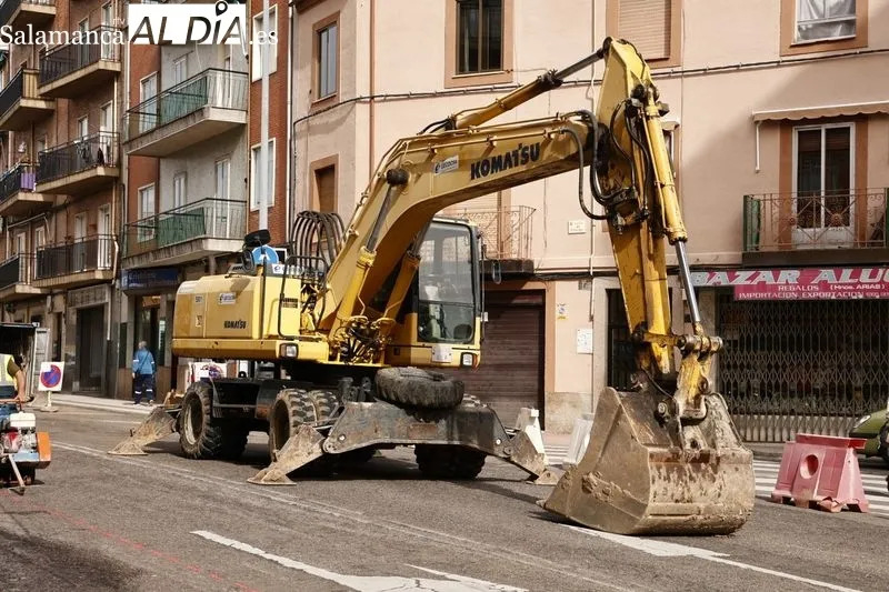 19 calles afectadas por obras y cortes este martes en Salamanca