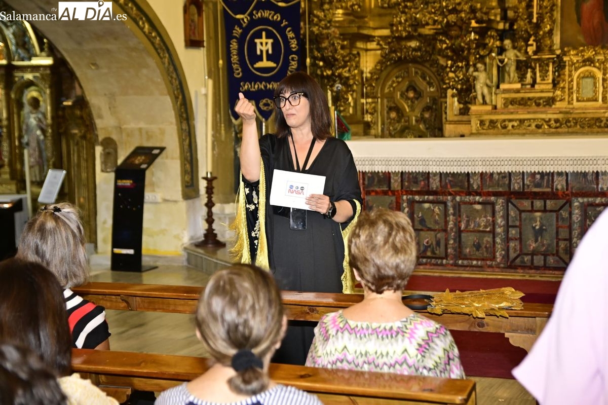 FOTOS | Patricia Sánchez desvela los secretos del Barroco en la emblemática iglesia de la Vera Cruz