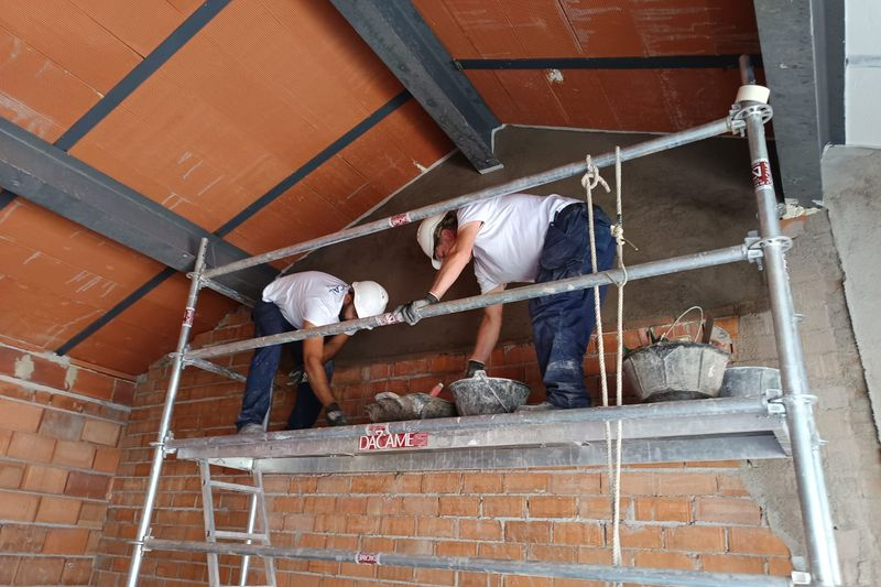 ALBSOCAL avanza en la construcción del nuevo almacén municipal de Alba de Tormes