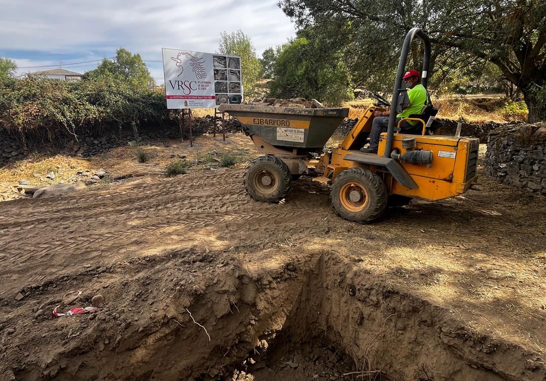 En marcha las esperadas obras de creación del Aula Arqueológica de la Villa Romana de Saelices