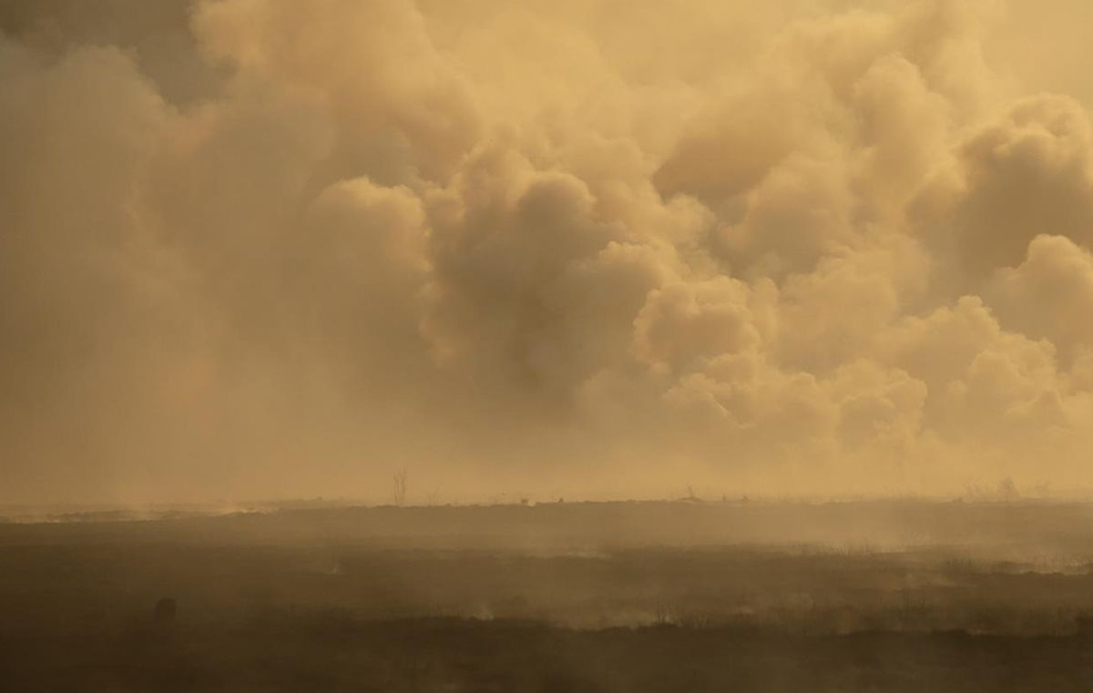 La Junta alerta de altos niveles de partículas en Salamanca y el oeste de la comunidad por los incendios