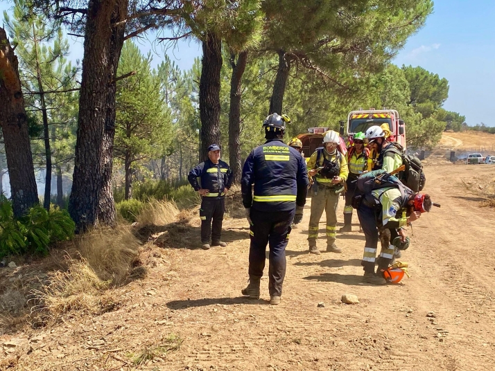 La intervención de bomberos de la Diputación, clave para salvar la Planta que abastece de agua a más de 100 municipios salmantinos