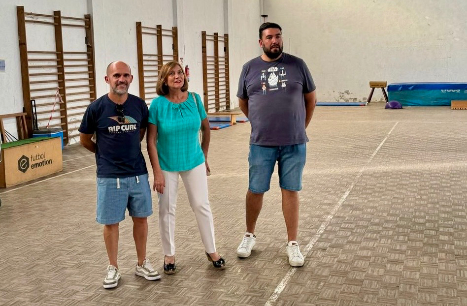 Peñaranda construirá su pista de pádel cubierta en el pabellón del polideportivo municipal y creará un nuevo módulo de entrenamiento
