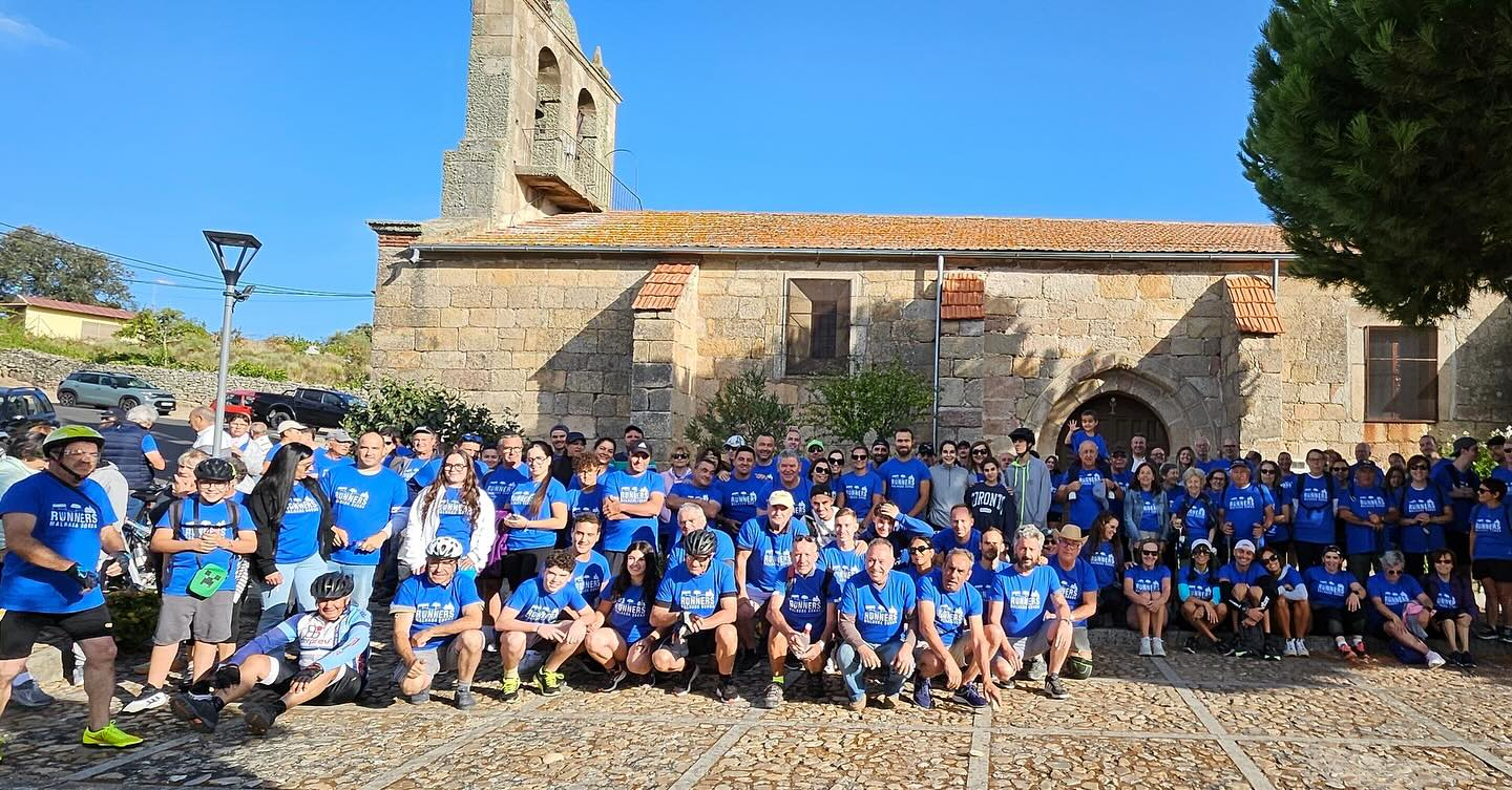Cerca de 200 personas participan en la peregrinación al Santuario de Nossa Senhora d’Ajuda