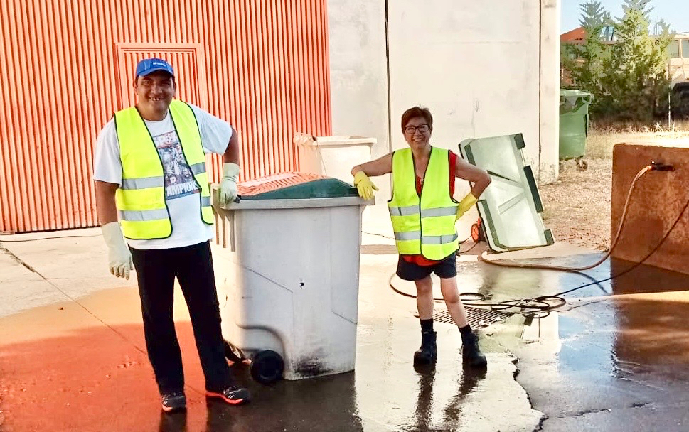 La Mancomunidad Comarca de Peñaranda refuerza el servicio de limpieza y mantenimiento de contenedores