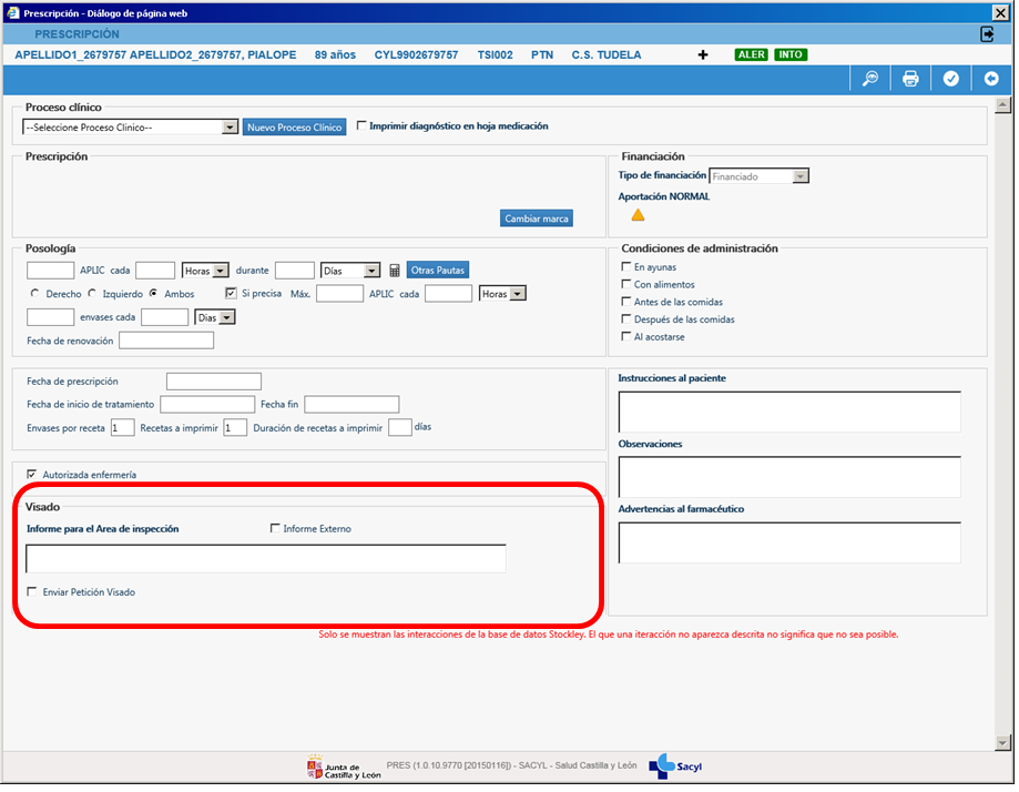 La receta médica, ¿libre?