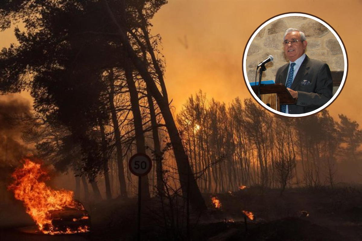 Habla el alcalde de Cipérez, un mes después del devastador incendio: Hay relativa calma, pero el miedo sigue en el cuerpo y todavía huele a humo