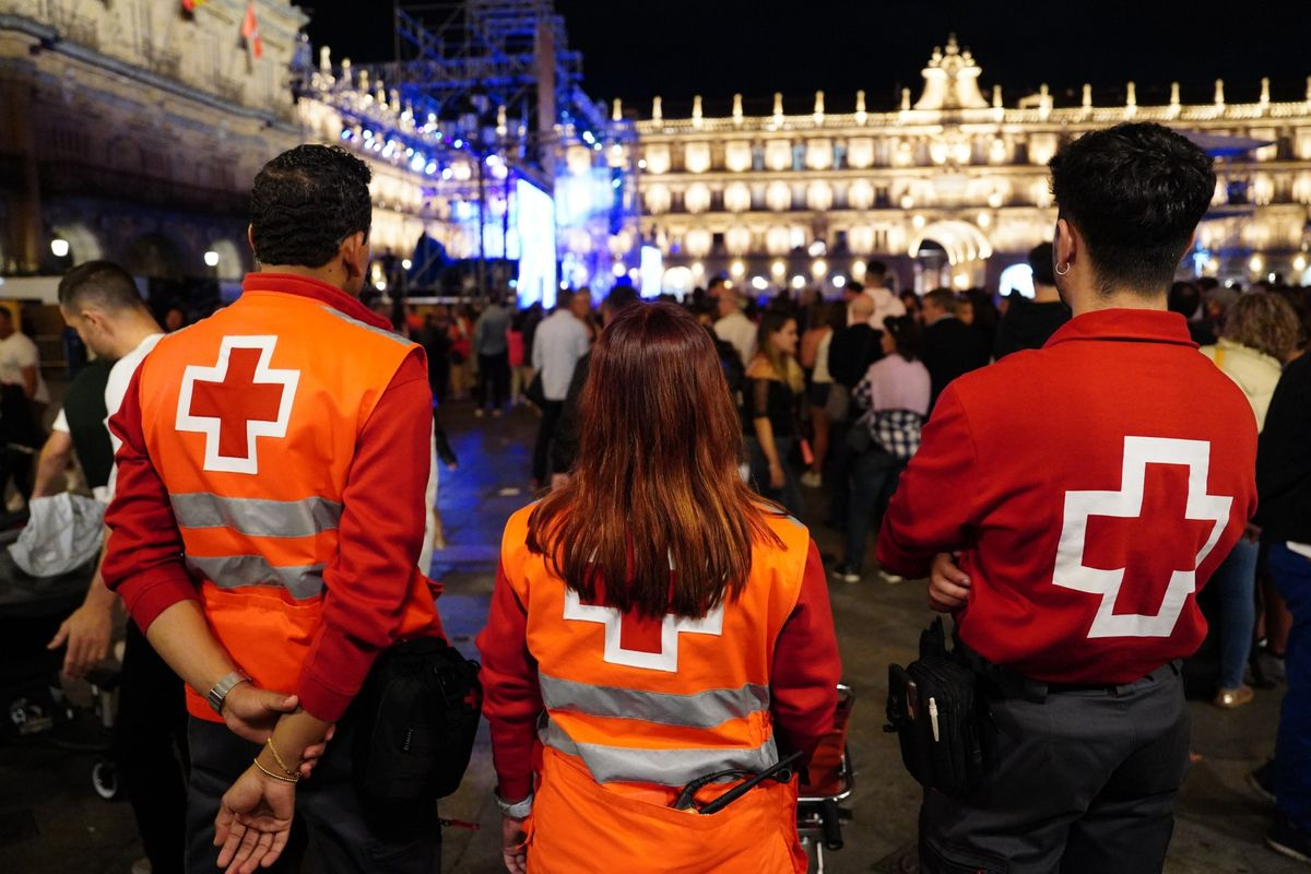 Un gran dispositivo sanitario de Cruz Roja velará los eventos multitudinarios de las fiestas de Salamanca