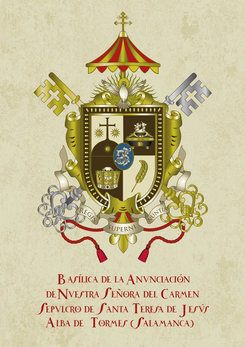 La Basílica de la Anunciación de Alba de Tormes presenta este domingo su nuevo escudo oficial